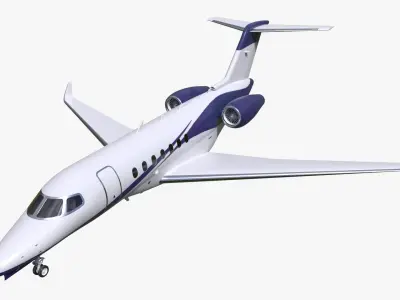 Aircraft Cessna Citation Longitude 3D model