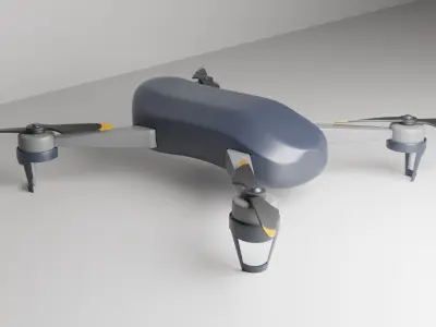Drone - Quadcopter 3D model