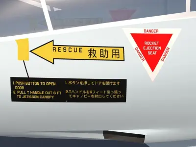 F-104J Starfighter 3D model