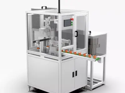 Automatic Nut Washer Bolt Assembly Machine 3D model