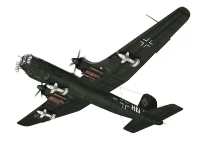 Heinkel He-177 - Greif - 6NHN 3D model