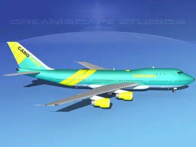Boeing 747-100 CargoMax 3D model