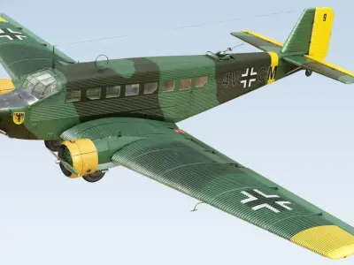 Junkers Ju-52 3D model