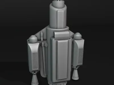 Wearable Mandalorian Jetpack 3D print model