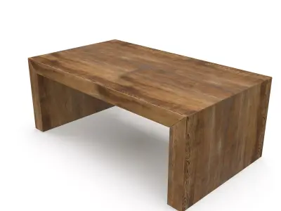 Emmerson Reclaimed Wood Coffee Table Free 3D model
