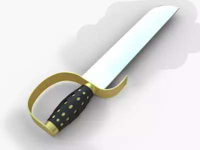 Butterfly Sword 3D model