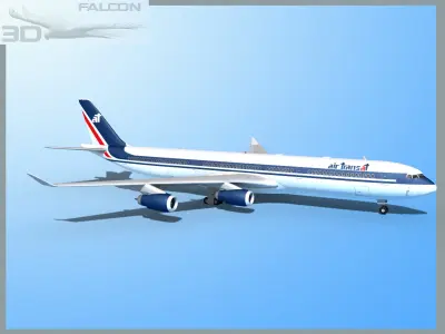 Falcon3D A340-600 Air Transat 3D model