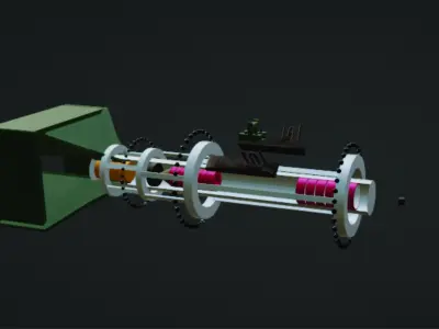 Atomic Bomb Little boy Free low-poly 3D model