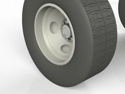 Truck Wheels 3D model