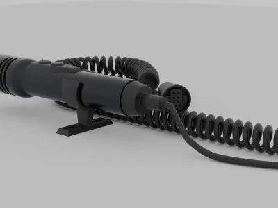 Haensch Stabmikrofon H2 3D model