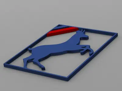 auverland logo 3D model