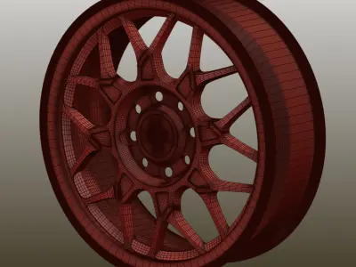 Momo Podium Rim Free low-poly 3D model