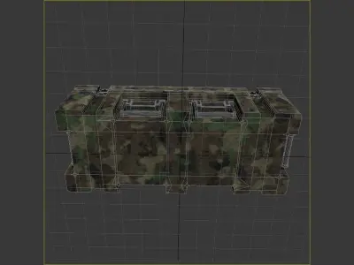 Military Chest 3D model