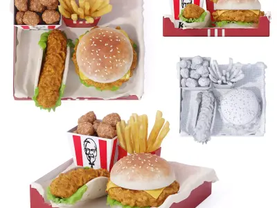 KFS Chicken Meal 3D model