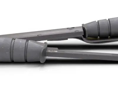 Usmc theatre made kabar Low-poly 3D model