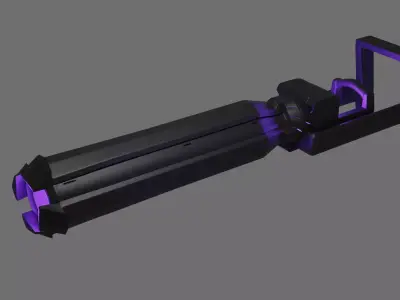 Black Rock Shooter Cannon 3D model