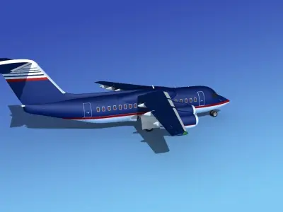 BAe 146-200 Corporate 1 3D model