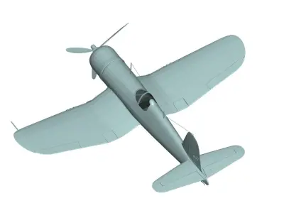 Vought F4U Corsair 3D model