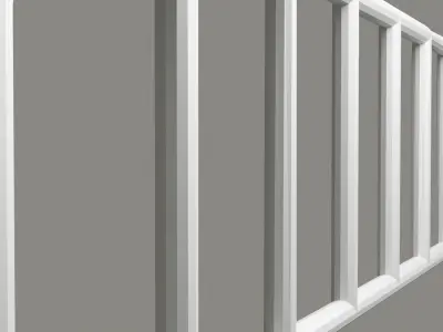 Metallic Divider Free low-poly 3D model