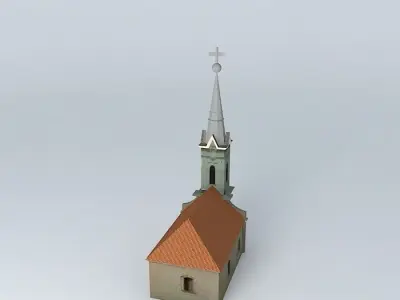 The Lutheran Churchi Ősagárd Free 3D model