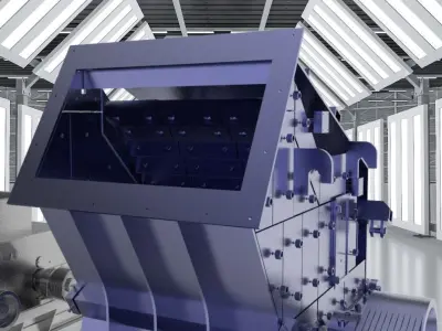 crusher machines 3D model