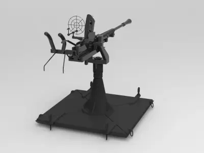 Type-96 machine gun 3D model