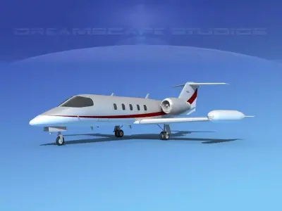 Gates Learjet 35 V11 3D model
