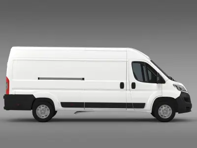 Fiat Ducato Van L4H2 2017 3D model