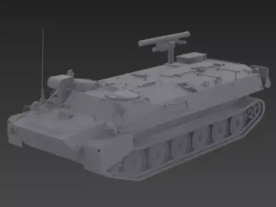  9P149 Sturm-S Low-poly 3D model