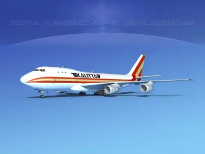 Boeing 747-100 Kalitta Air 3D model