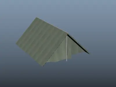 its a simple Tent Free 3D model