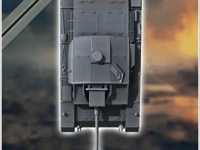 Sturmgeschutz StuG III Ausf F SdKfz 142-1 - miniatures tabletop 3D print model