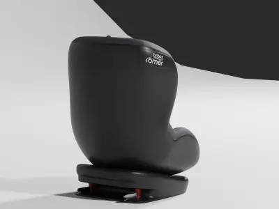 Britax Romer Trifix 2 I-size BR 9-18 kg Isofix baby car seat S Low-poly 3D model