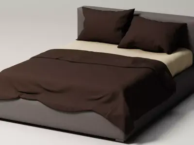 SAMOA BED RELAXED Free 3D model