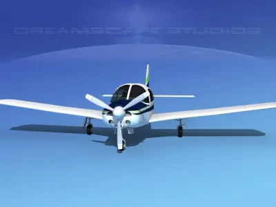 Piper Turbo Arrow 240 V11 3D model