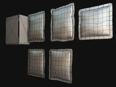 ROKA Field Ration Type-01 Meal 1 Low-poly 3D model