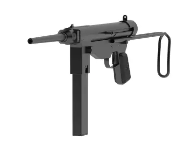 FBP submachine gun 3D model