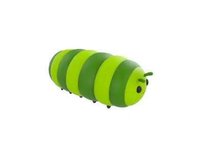 Character204 Caterpillar 3D model