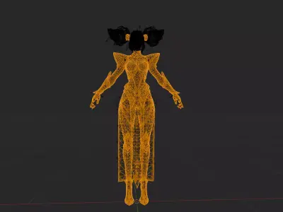 Princess - Game Ready Low-poly 3D model