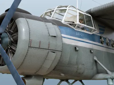 Antonov An-2T 3D model