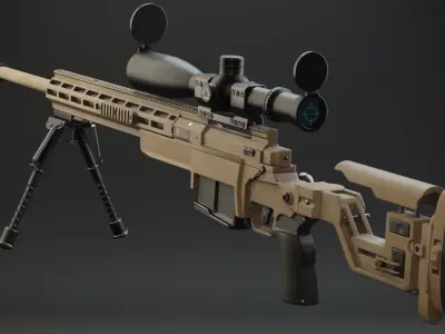 ASR AX-MKIII Low-poly 3D model