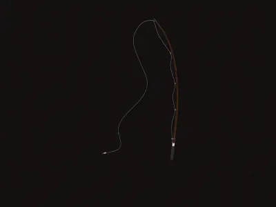 Fishing Rod V02 Low-poly 3D model