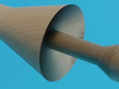 Cavalry Lance Low-poly 3D model