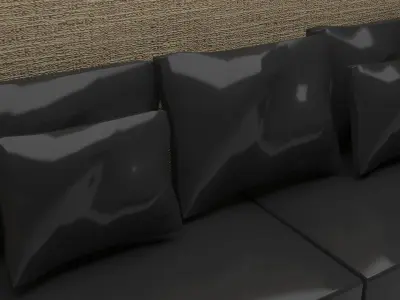 Outdoor Sofa 3D model 2