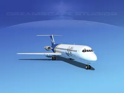 Douglas DC-9-40 Valuejet 3D model