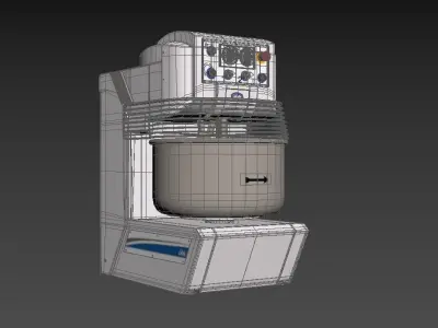 Globe Commercial Spiral Mixer GSM175 3D model