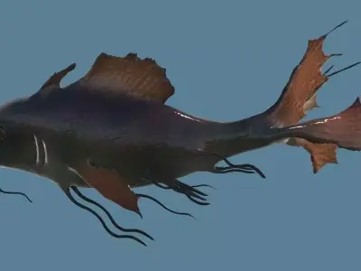 Tropical Fish - Animated - realistic - colorful 3D model