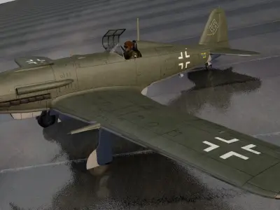 Fiat G-55 Centauro 3D model