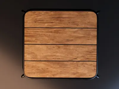 Coffee Table Free low-poly 3D model buy