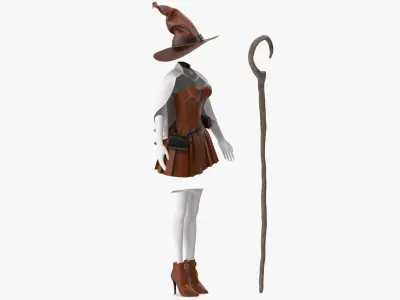 Witch Costume 3 3D model
